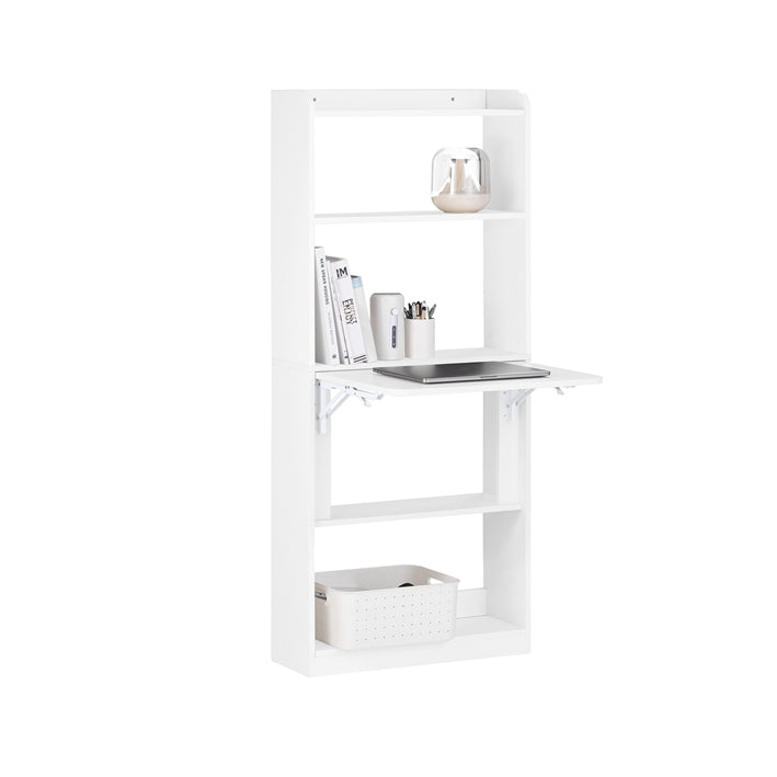 Multifunctioneel Bureau - Laptopbureau - Plank - 5 Planken - Opslagruimte - 64cm x 145cm x 58cm - PB(E1) Materiaal