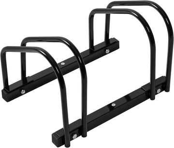 Metalen fietsenrek voor vloer en wand | Zwart | 40x32x26 cm