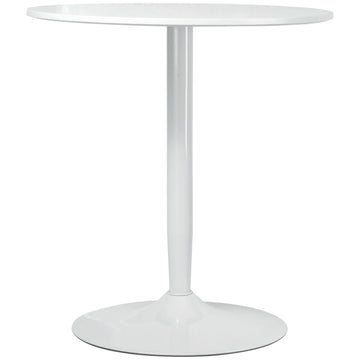 Ronde eettafel voor 2 personen | Kleur: Wit | Afmetingen: 70x70x75 cm