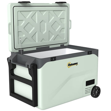 42,5 L compressor koelbox Bluetooth met wielen | Kleur: Groen | Afmetingen: 42,2x72,6x50 cm