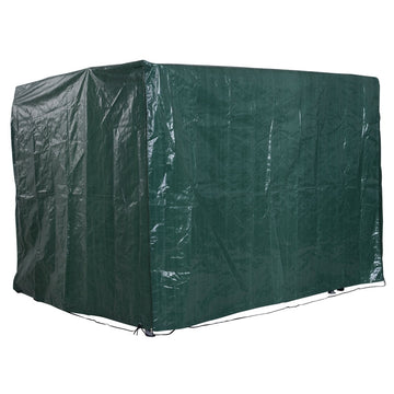 Schommelstoelhoes voor tuin | Kleur: Donkergroen | Afmetingen: 155x215x150 cm