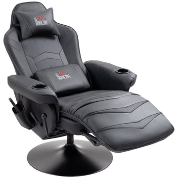 Massagefauteuil met 6-puntsmassage en relaxfunctie | Kleur: Zwart | Afmetingen: 79.5x82.5x111.5 cm
