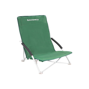 2-pack groene strandstoelen - inklapbare loungestoelen - 600D Oxford stof