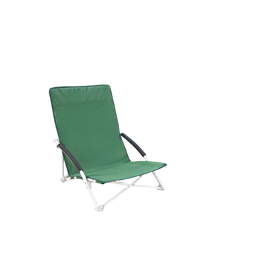 Strandstoel inklapbaar - outdoor stoel - hoge rugleuning - compact en draagbaar - 64x56x53 cm