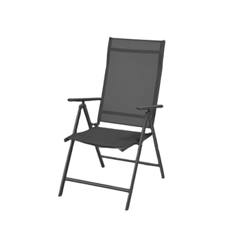 Opvouwbare tuinstoel - ligstoel - ademende stof - 150 kg - 56 x 70 x 106 cm