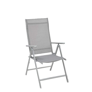 Opvouwbare tuinstoel - aluminium frame - 150 kg - 56 x 70 x 106 cm