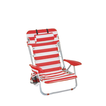 Campingstoel Strandstoel Opvouwbaar Draagbaar Comfort 68x63x75 cm