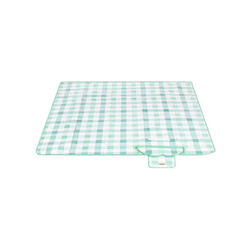 Waterdicht picknickkleed 200 x 200 cm – fluweel, schuimvulling, aluminium coating