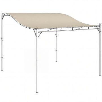 Pergola vervangingsdak 3x3 m, 298x293 cm | Kleur: Cremeweiß | Afmetingen: 293x298x1 cm