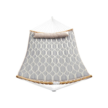 Hangmat grijze en beige ruiten | Grijze en beige ruiten