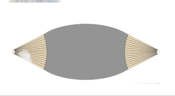 Hangmat - Schommelbed voor buiten - tot 300 kg - 210 x 150 cm