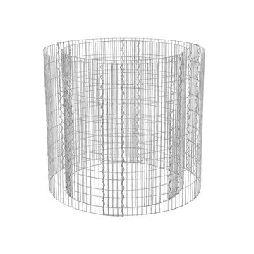 Decoratieve metalen schanskorf - gaas - verzinkt staal - 90 x 80 x 70 cm