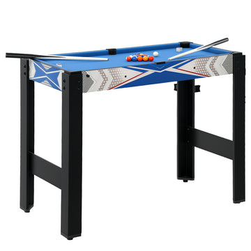 5-in-1 speeltafel | Kleur: Blauw, zwart | Afmetingen: 45,5x91x76 cm