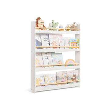 Kinderrek met 4 niveaus - MDF en grenen - 12 x 80 x 100 cm
