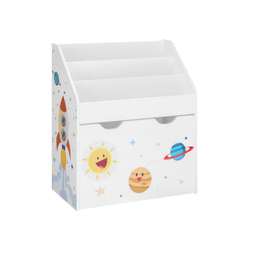 Speelgoedrek | Wit | 62,5x29,5x70 cm