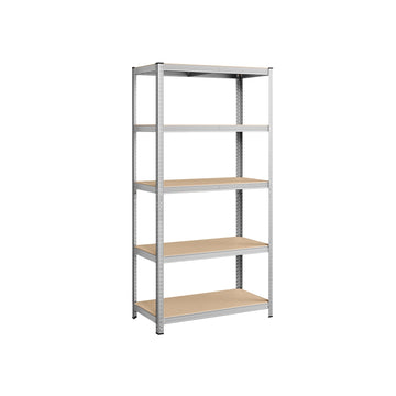 Garage-opbergrek van staal - verstelbare planken - roestbestendig - 200 x 100 x 50 cm