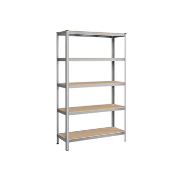 Garage-opbergrek - staal - MDF - verstelbare planken - roestbestendig - 200 x 120 x 60 cm