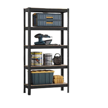 Zwaar opbergrek - kelder, magazijn - staal - 150 x 75 x 30 cm - max. 80 kg