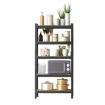 Stellingkast - boekenrek - magazijnrek - staal & MDF - 30 x 75 x 150 cm