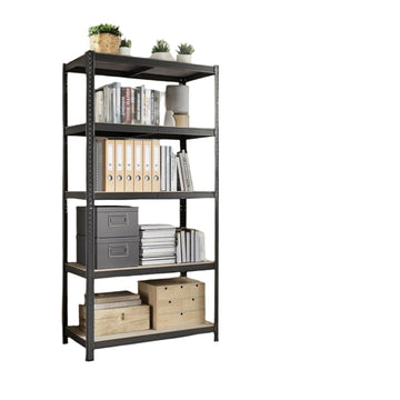 Zwaarbelastbaar magazijnrek - kelderrek - opbergrek - 50 x 100 x 200 cm - staal & MDF