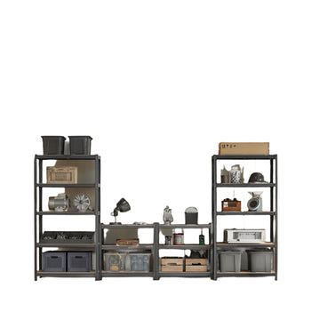 Zwaar opbergrek 875 kg - 60 x 120 x 200 cm - gepoedercoat staal/MDF