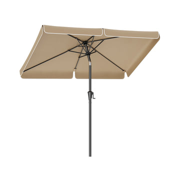 Rechthoekige balkonparasol - terrasparasol - stalen frame - 300 x 200 x 240 cm