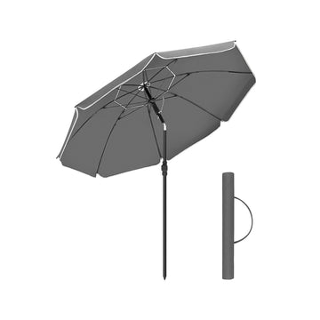 Strandparasol opvouwbaar - UPF 50+ - Ø 1,6 m - lichtgewicht