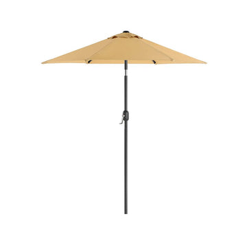 Beige Parasol - Opvouwbare Tuinparasol voor Buiten