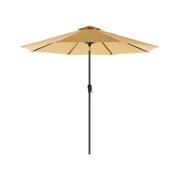 Parasol - Tuinparasol - Strandparasol - Opvouwbaar - Taupe