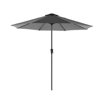 Parasol - Strandparasol - Tuinparasol - Inklapbare buitenparasol - Grijs