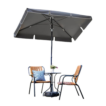 Balkonparasol - zonnescherm - UPF 50+ - stalen frame - 230 x 150 cm
