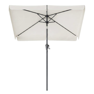 Rechthoekige balkonparasol 300 x 200 cm UPF 50+ | Beige | 300x200x240 cm