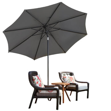 Buitenparasol 300 cm - Strandparasol - Tuinzonnescherm - UPF 50+ - 3 x 2,4 m