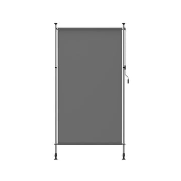 Verstelbare luifel, antraciet, UV-bescherming, 150 x (220-300) cm