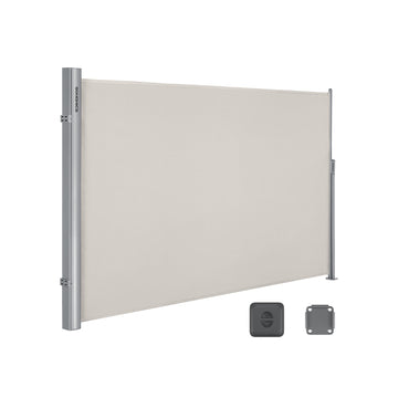 Zijluifel terras/balkon - privacyscherm - windbescherming - 280 g/m² - 200 x 300 x 60 cm