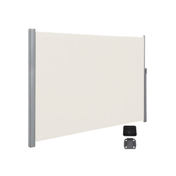 Zijluifel 200 x 400 cm - privacyscherm - zonwering - beige