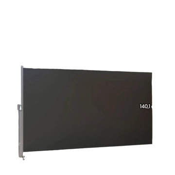 Uitschuifbare zijluifel - roestbestendig staal - 300,1 x 140,1 cm