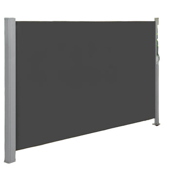 Zijscherm 160 x 300 cm - zonwering, privacy, roestwerend - tuin & terras