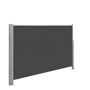 Zijluifel - terrasafscherming - privacyscherm - roestbestendig, 180 x 300 cm