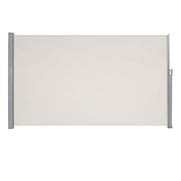 Uitschuifbare zijmarkies met aluminium cassette | Beige