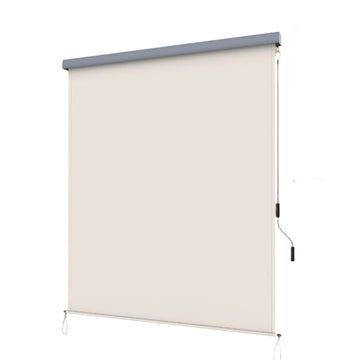 Verticale terrasluifel - zonwering - privacyscherm - roestbestendig aluminium - 2,5 x 1,8 m