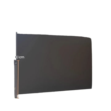 Aluminium zijzonwering privacy scherm 200x400 cm UV-bescherming