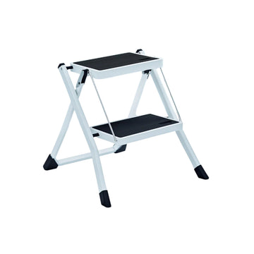 2-treeds opvouwbare opstapladder - draagbare trap - 150 kg