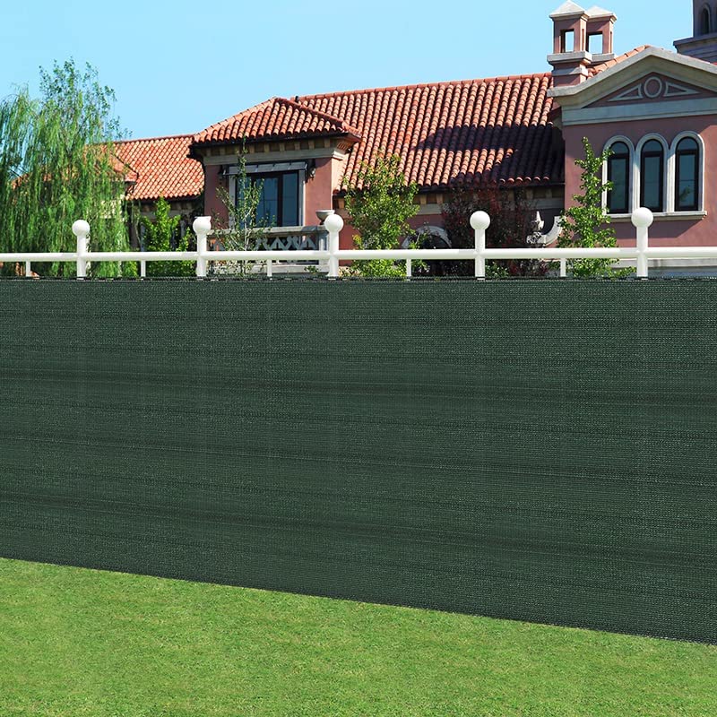 Zichtdoek voor hekwerk met kabelbinders | Groen | 150x1500 cm