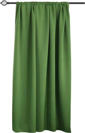 Verduisterend gordijn met plooiband 250 g/m² | Groen | 135x175 cm