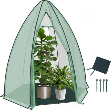 Foliekas voor planten | Groen | 160x160x180 cm