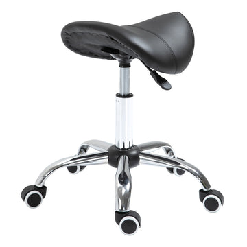 Ergonomische zadelkruk, in hoogte verstelbaar | Kleur: Zwart | Afmetingen: 52x53x(49-61) cm