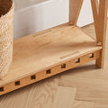 Houten consoletafel - Bijzettafel - Haltafel - Eenvoudige montage met penverbindingen - Milieuvriendelijk - Duurzaam - 80 cm x 87,5 cm x 30 cm