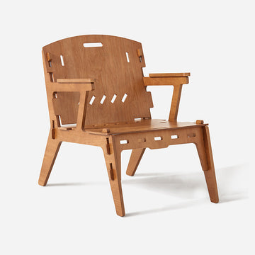 Houten Stoel - Keukenstoel - Kinderstoel - Tenon Joint Assembly - Krasbestendige vloerbeschermers - Milieuvriendelijk ontwerp - 55 cm x 70 cm x 72 cm