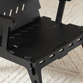Wood Lounge Chair - Fauteuil - Houten zitting - Eenvoudige montage - 55cm x 70cm x 72cm - Milieuvriendelijk - Modern design